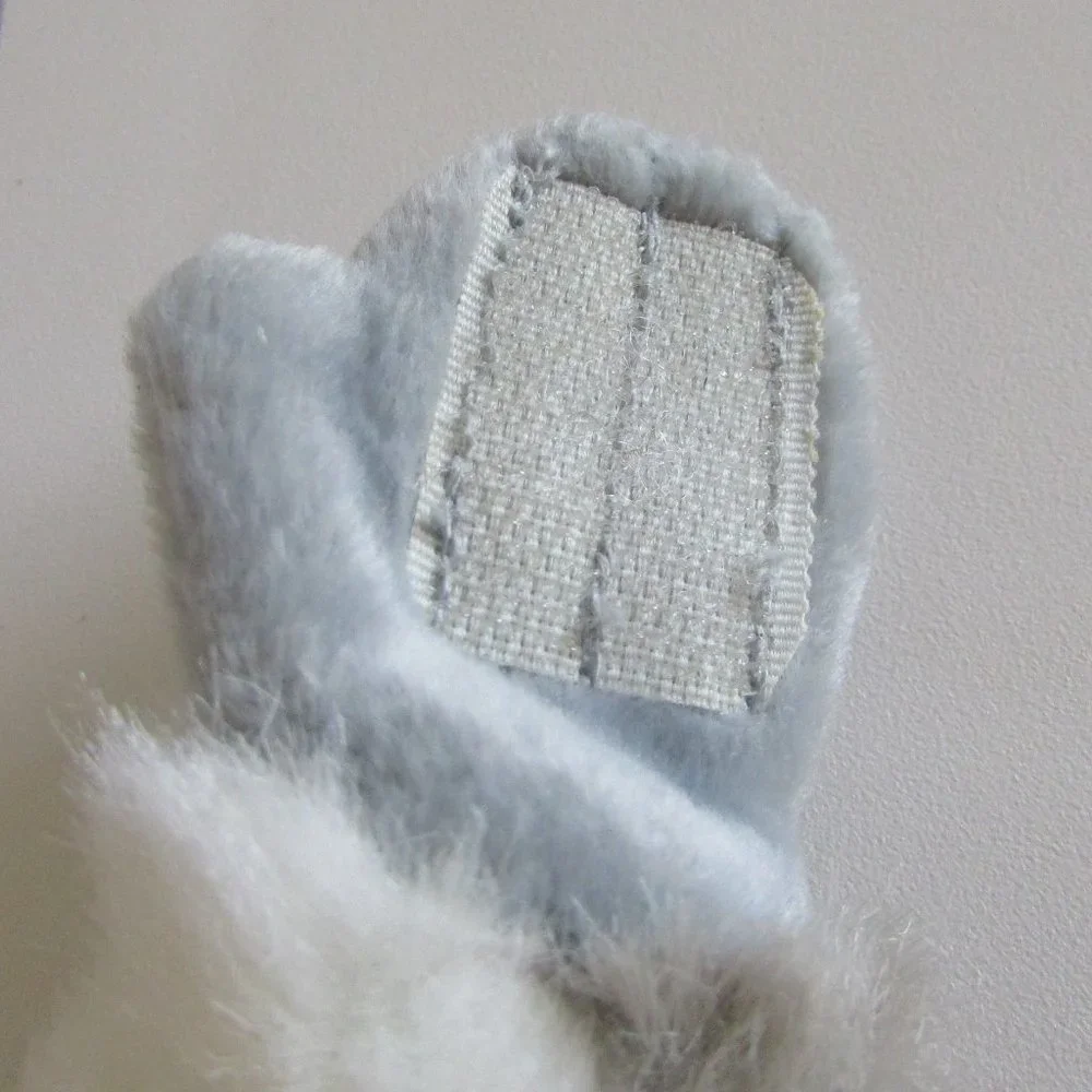 RING TAILED LEMUR w Book HOOK LOOP PAWS no wire SOFT 17
